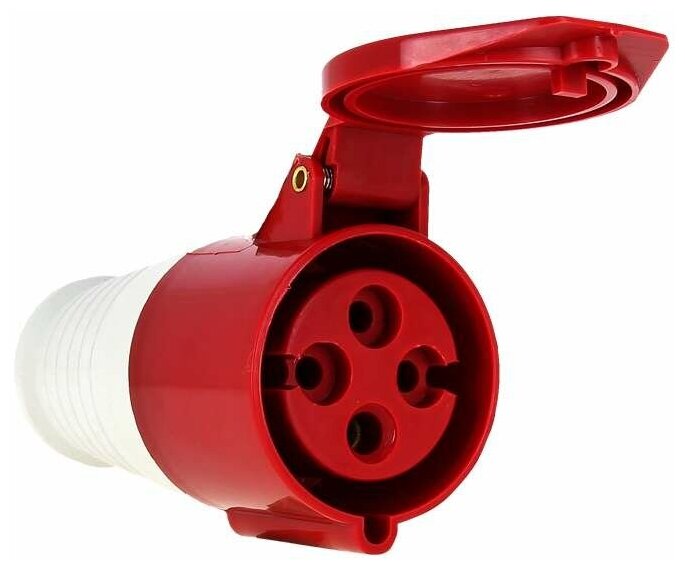 фото Розетка кабельная 63А 380В 3P+РЕ IP67 (234) EKF ps-234-63-380