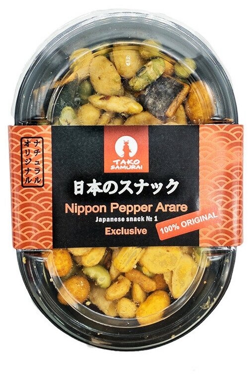 Tako Samurai Снэк японский Nippon Pepper Arare, 90 г