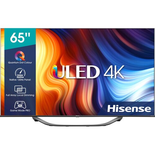Телевизор ЖК 65 Hisense 65 Ultra HD Full Array LED 120Гц Smart TV ОС VIDAA U7 Wi-Fi PCI 2600 DVB-T2TCS2S HDR 10 Dolby Vision Dolb 13633500₽
