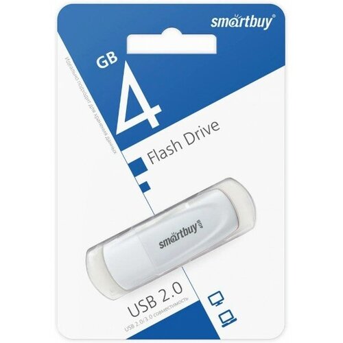 Память Flash USB 16 Gb Smart Buy Scout White