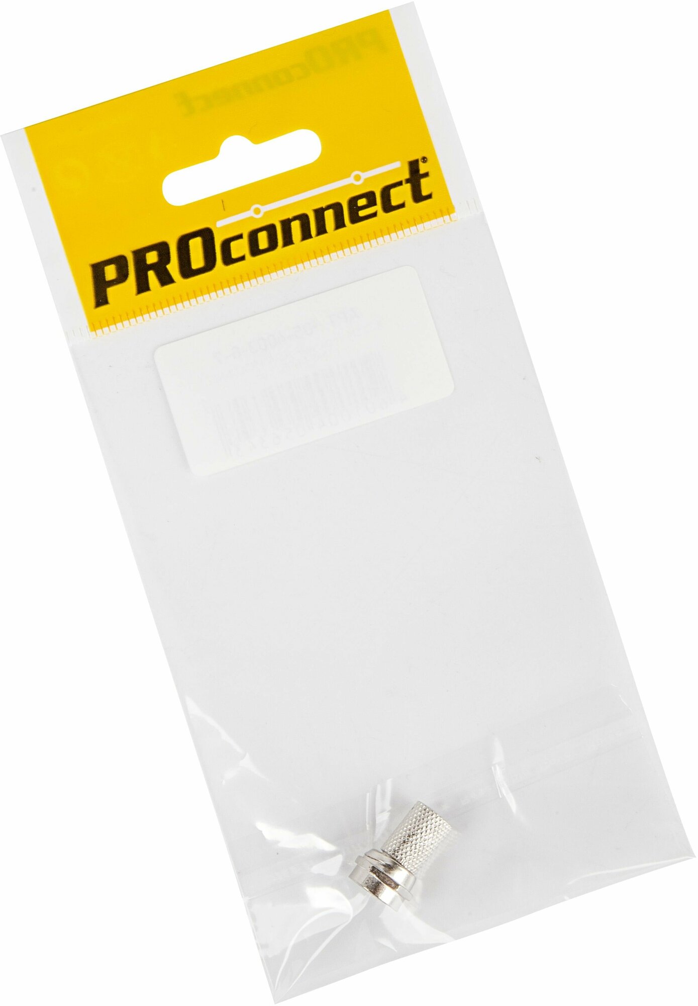 Разъем антенный на кабель штекер F для кабеля RG-6 (1шт.) (пакет) PROconnect