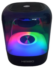 Беспроводная колонка с RGB подсветкой / Многофункциональная акустическая система KIMISO / Bluetooth 5.0