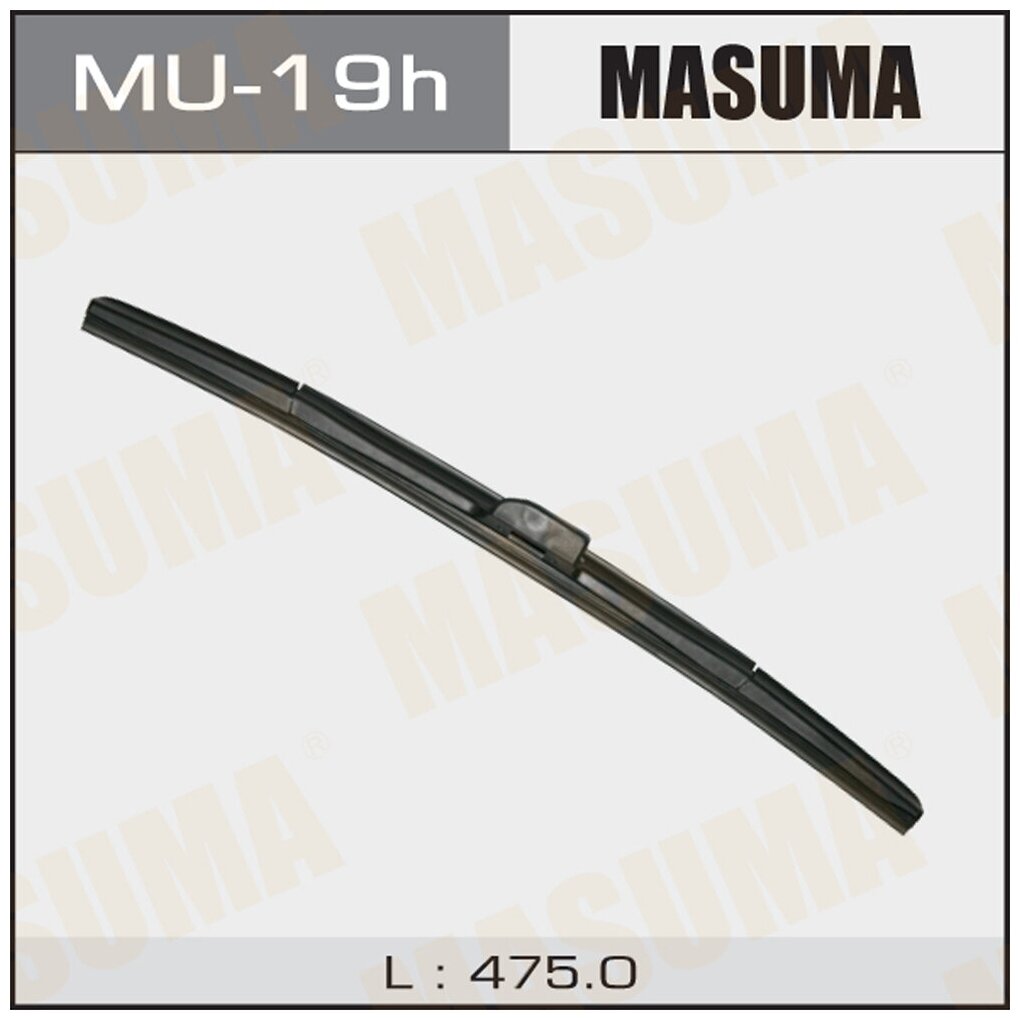 Щетка стеклоочистителя гибридная MASUMA 19"/475 мм крюк боковое