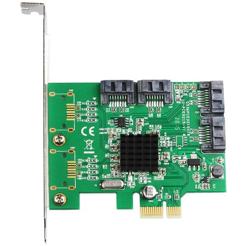 ORIENT Контроллер SATA III (4 внутр.) ORIENT M9215S (PCI-E x1) (ret) контроллер asia pcie wch 2s lp pci e 2xcom ret