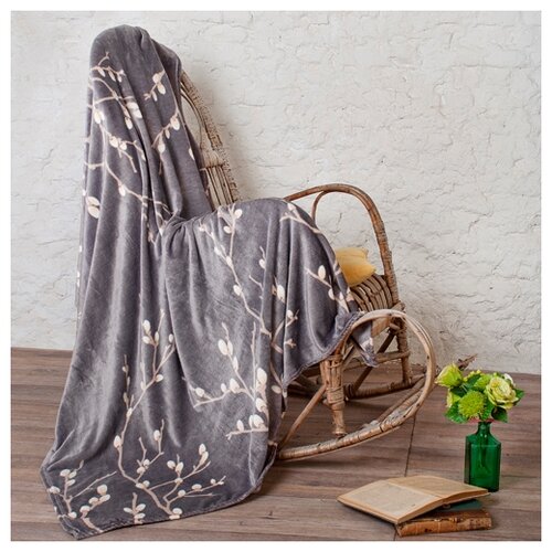 фото Плед "амели" велсофт, "верба" ; размер: евро традиция