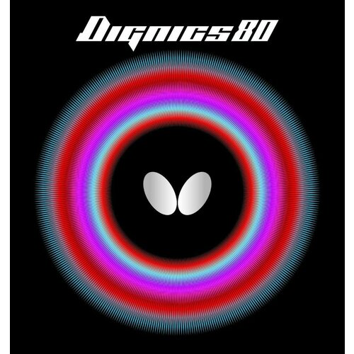 Накладка Butterfly Dignics 80 (цвет красный, толщина 2.1)