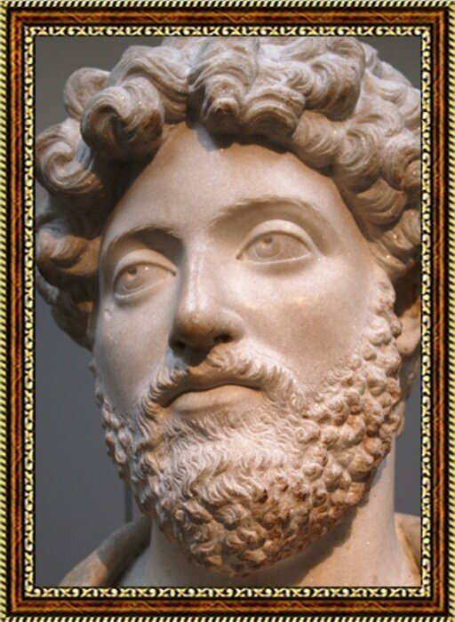 Портрет Императора Марка Аврелия, 30х40 см, в рамке