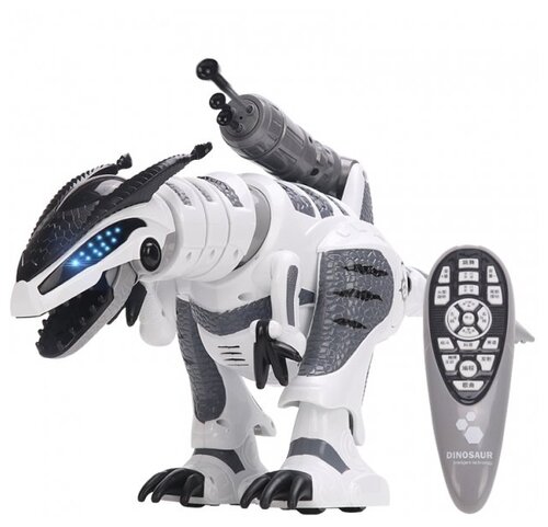 Робот Le Neng Toys Intelligent Dinosaur K9, белый/серый