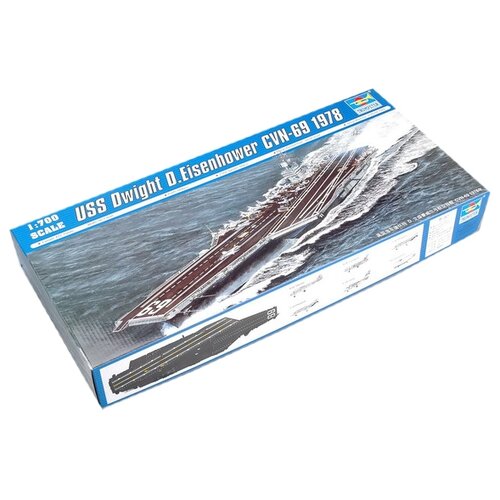 Сборная модель Trumpeter USS Dwight D.Eisenhower CVN-69 1978 (05753) 1:700