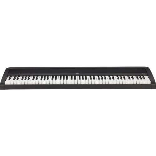 KORG B2-WH цифровое пианино, взвешенная клавиатура, 12 тембров, педаль, адаптер питания в комплекте, цвет черный, полифония 120 цифровое пианино korg b2 white