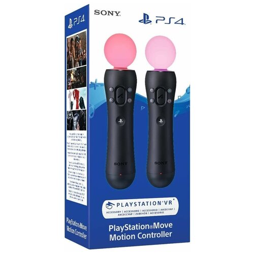 Набор контроллеров PlayStation Move Motion Controllers - Two Pack (2 штуки) (CECH-ZCM2E)