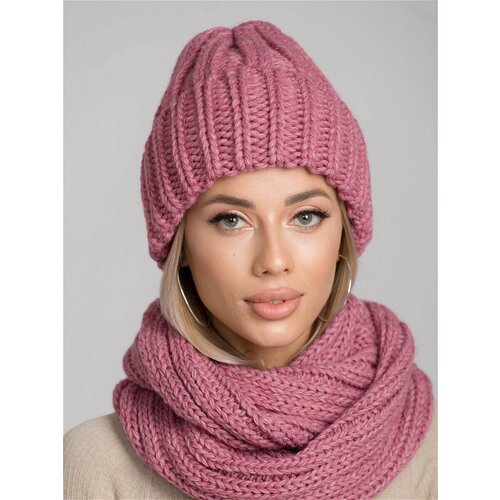 фото Шапка бини inverno intrale, размер 54/58, фуксия