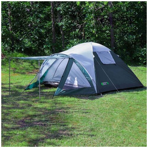 Палатка 4х-местная, 255+225х270х155 см, 1 комн, с москитной сеткой, Green Days, Tunel tent