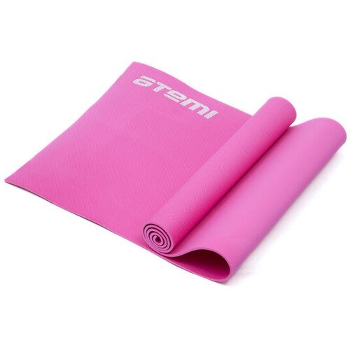Коврик ATEMI AYM0256, 173х61 см розовый 0.6 см товары для йоги atemi коврик для йоги и фитнеса с рисунком 173x61x0 4 см