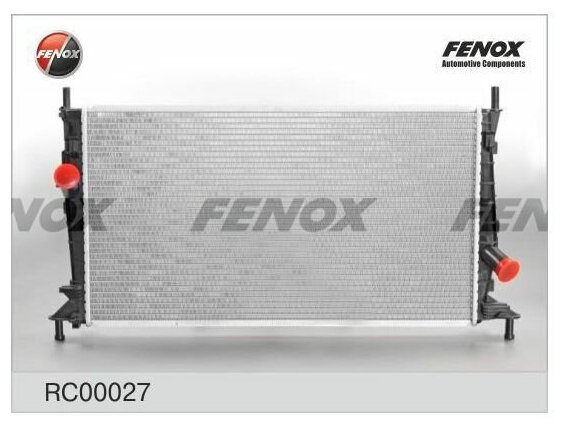 Радиатор охлаждения Ford Focus II (+AC) 04-, C-MAX, Mazda 3, FENOX RC00027