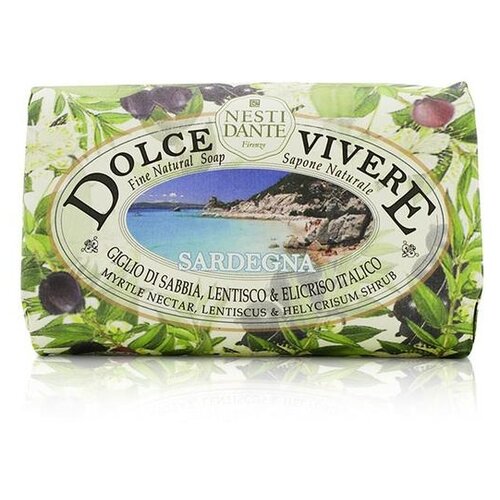 Nesti Dante Мыло кусковое Dolce Vivere Sardegna, 250 г nesti dante мыло кусковое dolce vivere venezia 250 г