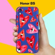 Силиконовый чехол на Honor 8S Сердца / для Хонор 8С