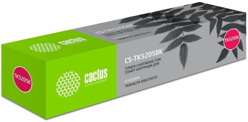 Картридж Cactus CS-TK5205BK черный