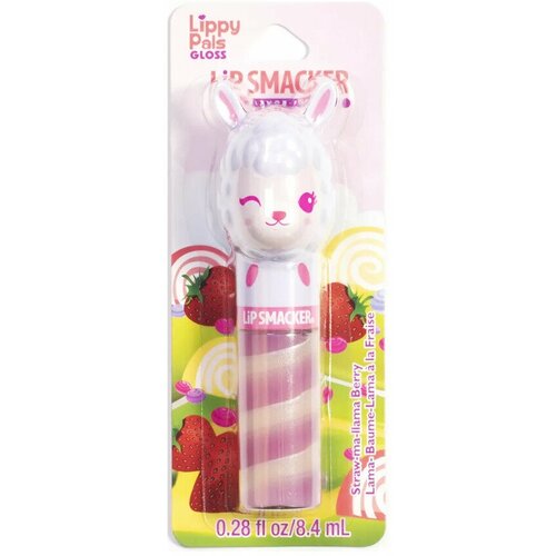 Lip Smacker Блеск для губ Lippy Pals Gloss Straw-ma-llama Berry с ароматом клубника 8.4 г