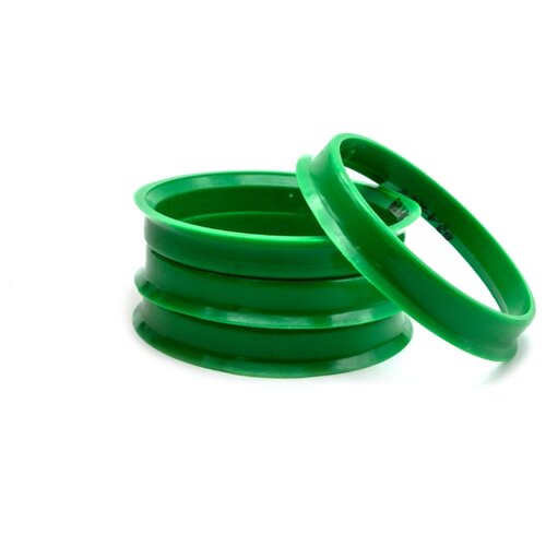 фото Кольца центровочные 63,4х58,6 black 4 шт высококачественный пластик sds exclusive