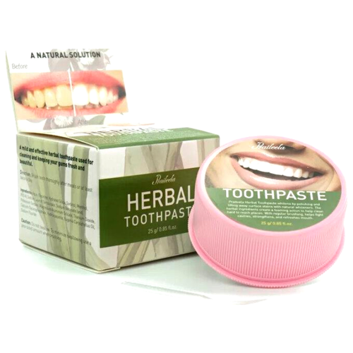 Зубная паста Herbal,отбеливающая,25 гр, Praileela