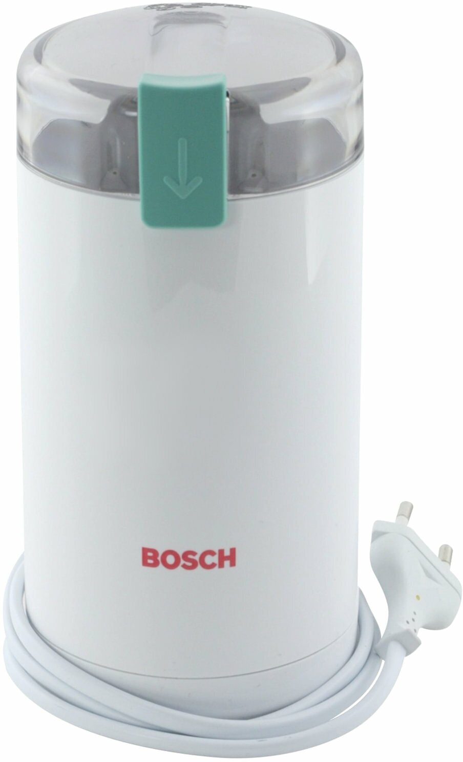 Кофемолка электрическая Bosch мощность 180 Вт, вместимость 75 г, пластик, белая (MKM6000)