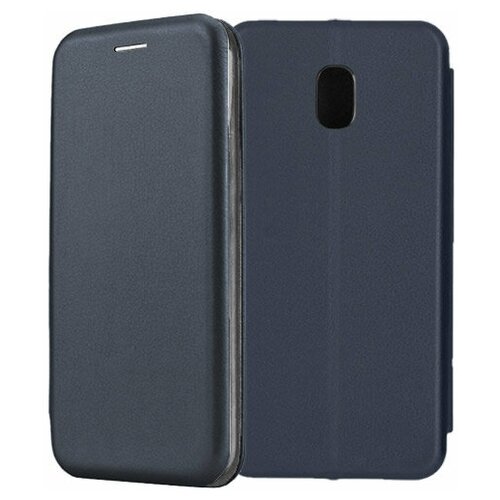 Чехол-книжка Fashion Case для Samsung Galaxy J3 (2017) J330 темно-синий