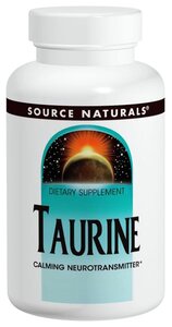 Фото Аминокислота Source Naturals Taurine (120 таблеток)