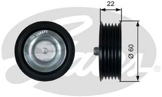 Направляющий ролик Gates T36473