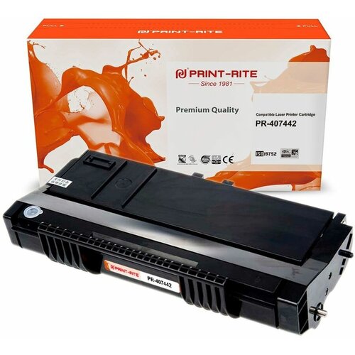 Картридж PRINT-RITE TFR802BPU1J, 407442, черный / PR-407442 картридж print rite pr cexv49bk 36000стр черный