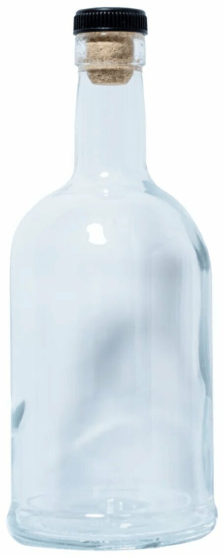 Бутылка "Домашняя" с двухкомпонентной пробкой, 0.5 л - 2 шт.