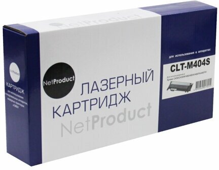 Тонер-картридж NetProduct (N-CLT-M404S) для Samsung Xpress C430/C430W/480/W/FN, M, 1K