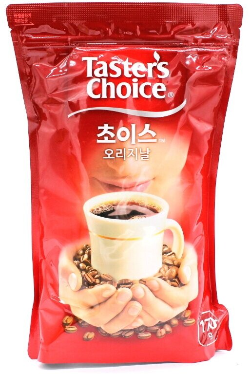 Кофе растворимый Корейский Taster’s Choice Original 170 гр. сублимированный (пакет)