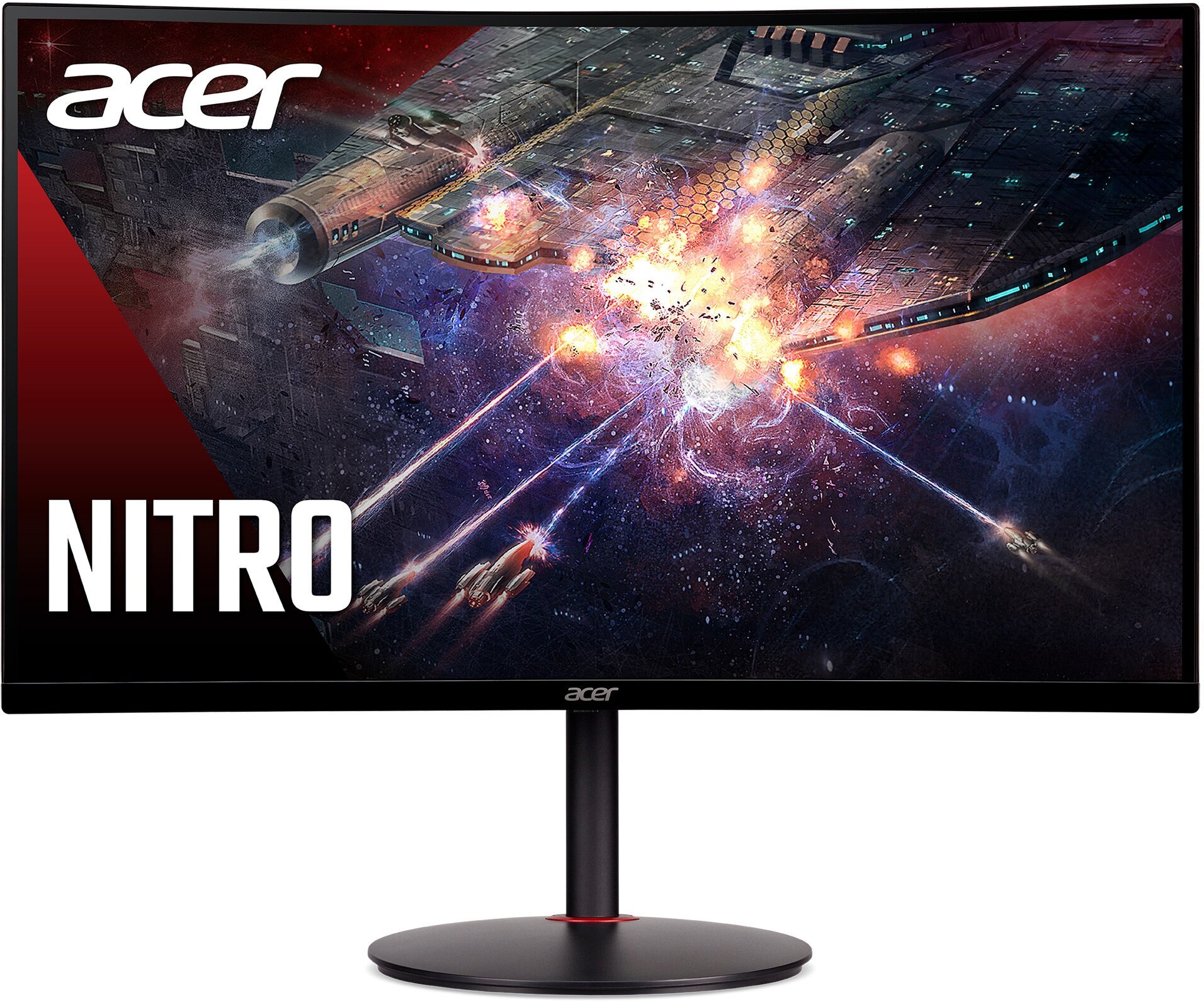 ACER Монитор Acer 27" Nitro XZ270Xbmiiphx черный VA LED 1ms 16:9 HDMI M/M HAS Piv 250cd 178гр/178гр 1920x1080 240Hz DP FHD 4.7кг UM. HX0EE. X01