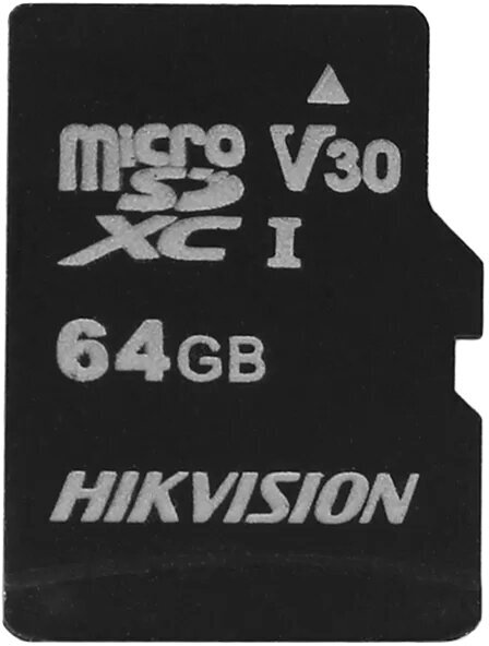 Карта памяти microSDXC 64GB Hikvision C1 Memory Card (HS-TF-C1(STD)/64G/ZAZ01X00/OD) UHS-I U1 Class 10/V30, 92/30 MB/s, 0 C to 70 C, TLC, RTL (012764)