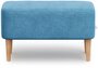 Банкетка киус, микровелюр, синий (№14), 70х42х32 (ШхВхГ)