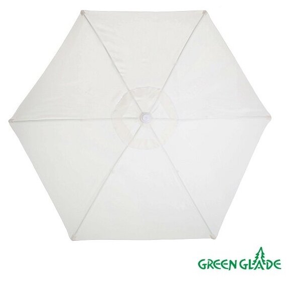 Зонт садовый белый Green Glade А2092 - фотография № 6