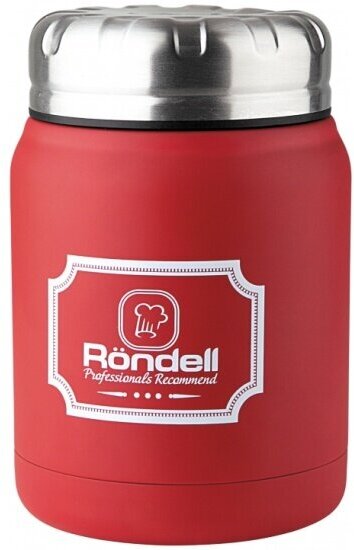Термос для еды Rondell Picnic Red RDS-941, 0,5 л