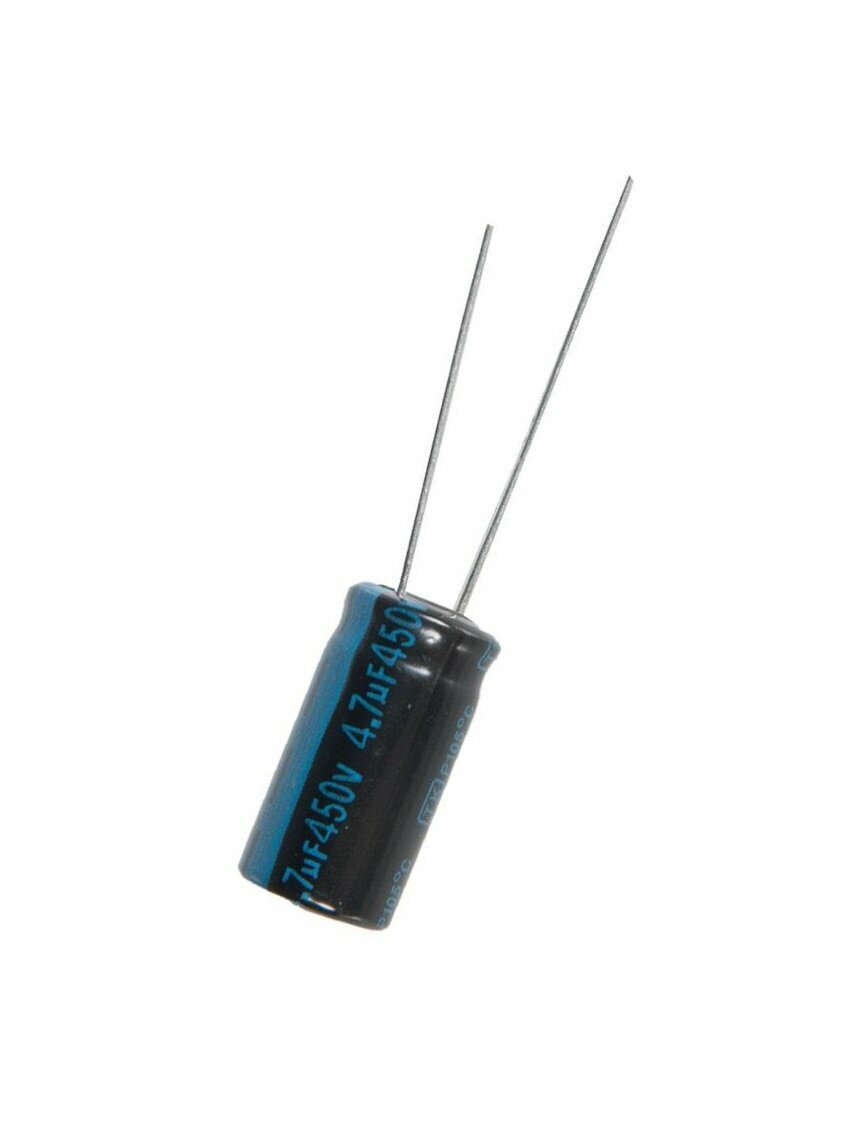 Capacitor / Конденсатор электролитический 4,7x450 (8x16) TK Jamicon 105C