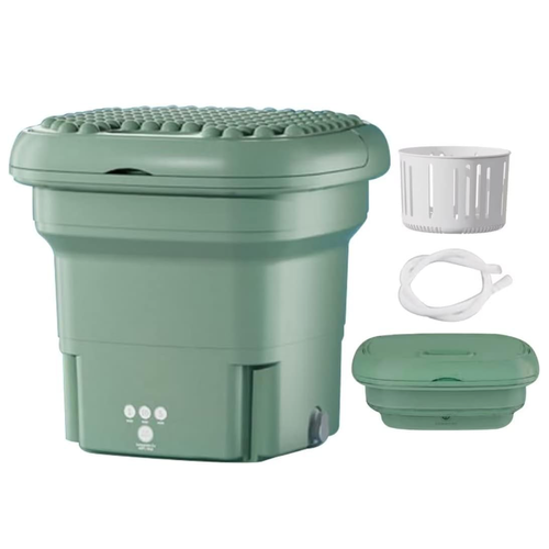 Мини стиральная машина Стирает 15 кг за 10 мин Складная портативная Зеленая 240000₽