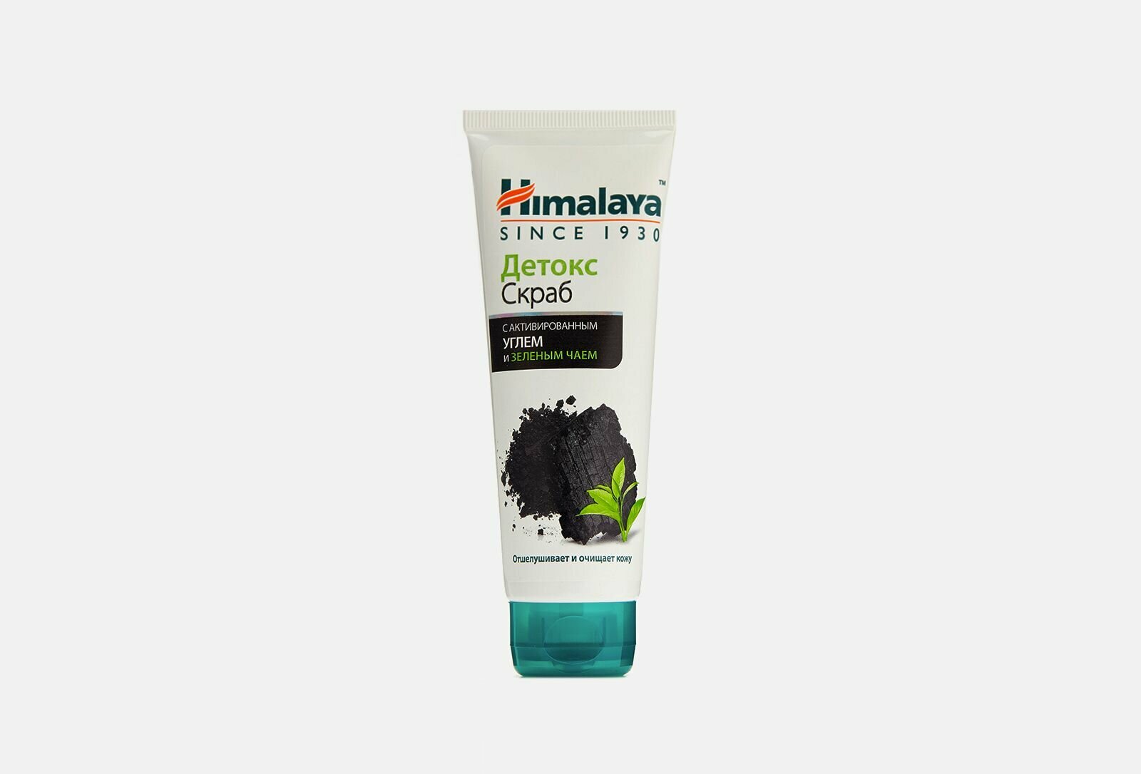 Скраб- детокс для лица himalaya herbals с активированным углем и зеленым чаем