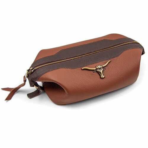 фото Косметичка j. audmorr, 16х11х27 см, коричневый