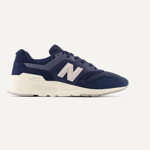 Кроссовки New Balance, летние, натуральная замша, размер RU 41 US 8.5 см 26.5, синий