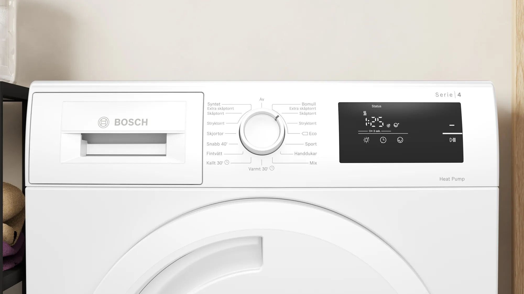 Сушильная машина Bosch WTH830L5SN белый — фото 3