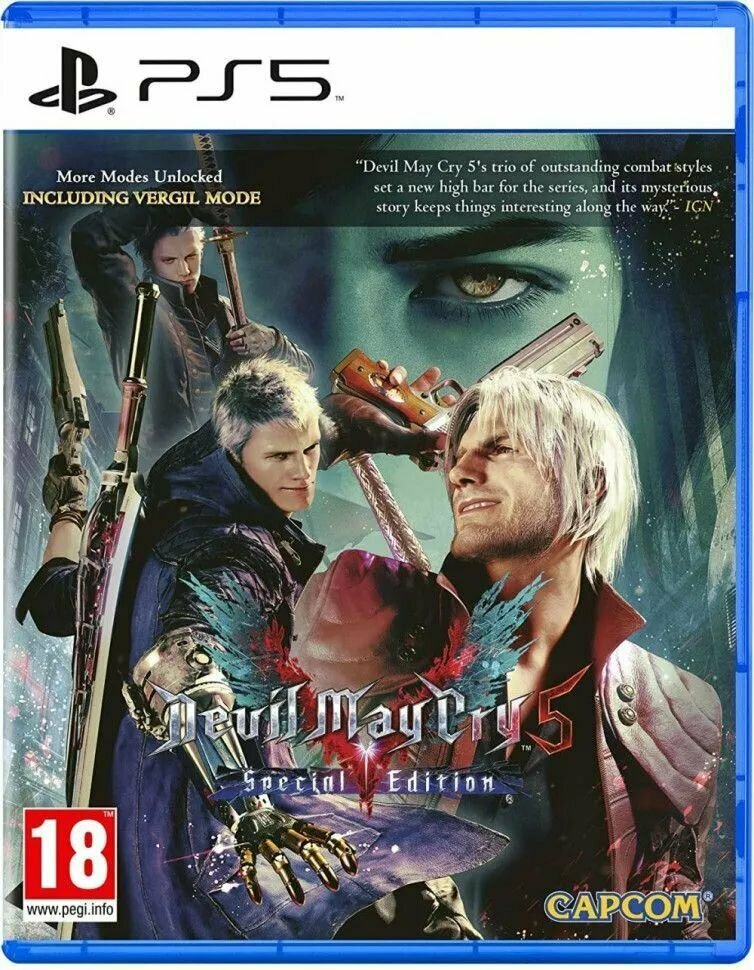 Игра на диске DmC Devil May Cry 5 Special Edition (PS5) Русская Версия