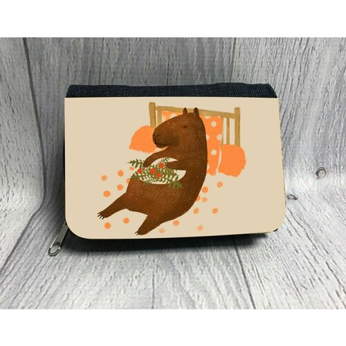 фото Кошелек , синий, белый migom