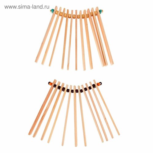 Трещотка пластинчатая веерная микс 607₽