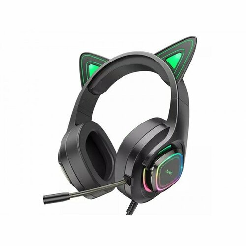 Hoco W107 Cute Cat Black-Green 6931474791269 174100₽