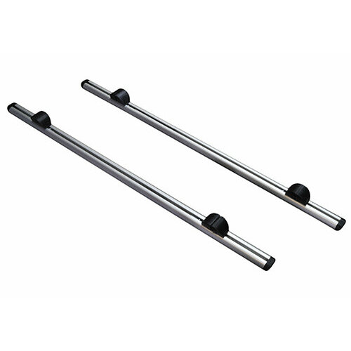 Багажник на крышу 120см н/о (крепление на рейлинги) аэродинамика 