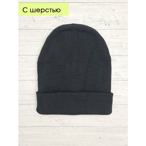 фото Шапка бини konwar, размер 50-52, черный